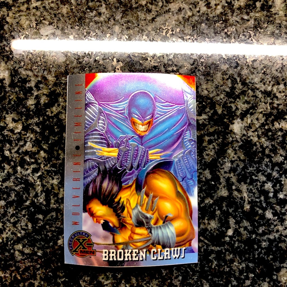 Fleer Ultra 1995 Wolverine Broken Claws #88 X-Men trading card!!